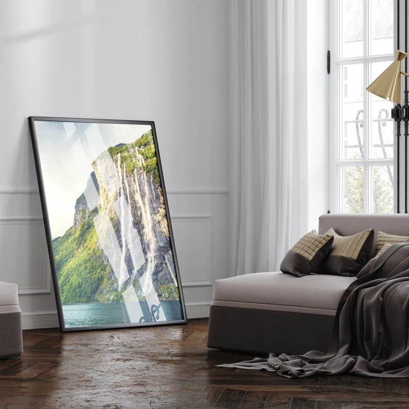 Wasserfall Seven Sisters Poster XXL 100x150cm im Hochformat