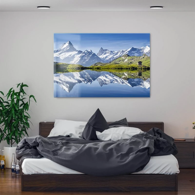 Berge & Gebirge Bachalpsee Schweiz als Acrylglasverbund Bild 160x120cm