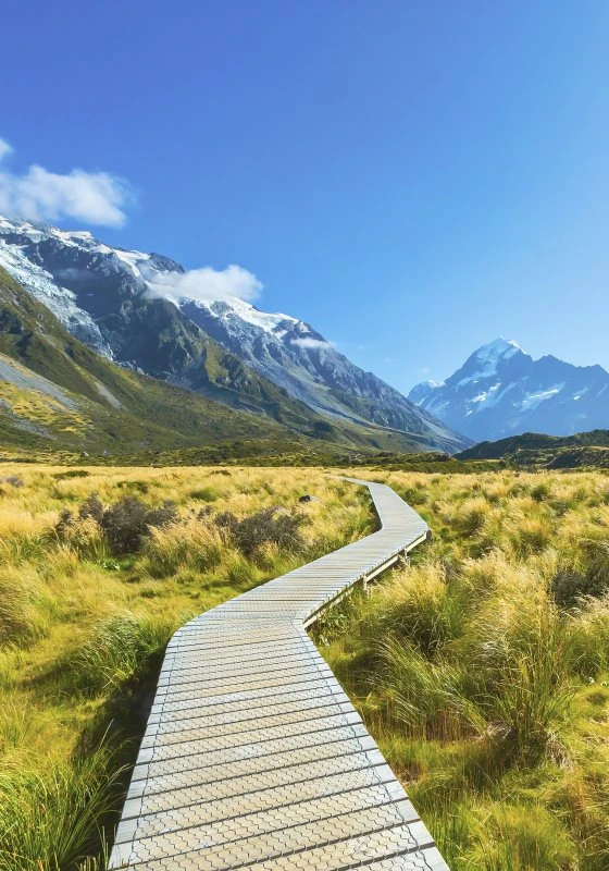 Poster Mount Cook National Park Neuseeland Berge & Gebirge, 70x100cm groß