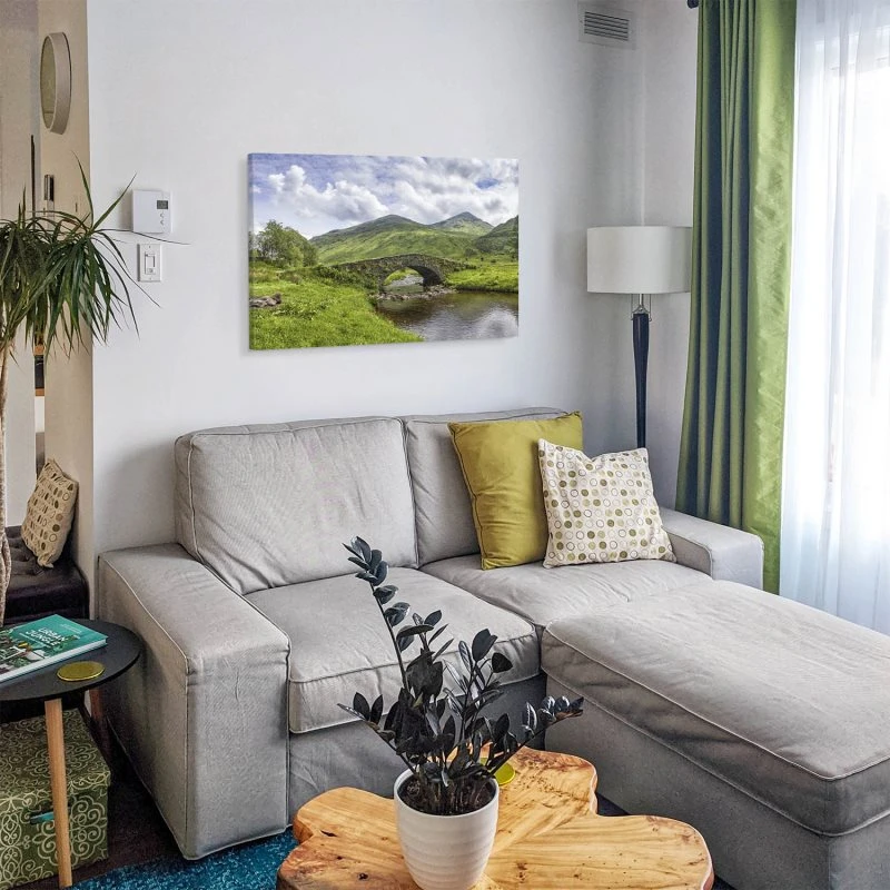 Berge & Gebirge Schottland Butter Bridge als Leinwand Bild 150x50cm