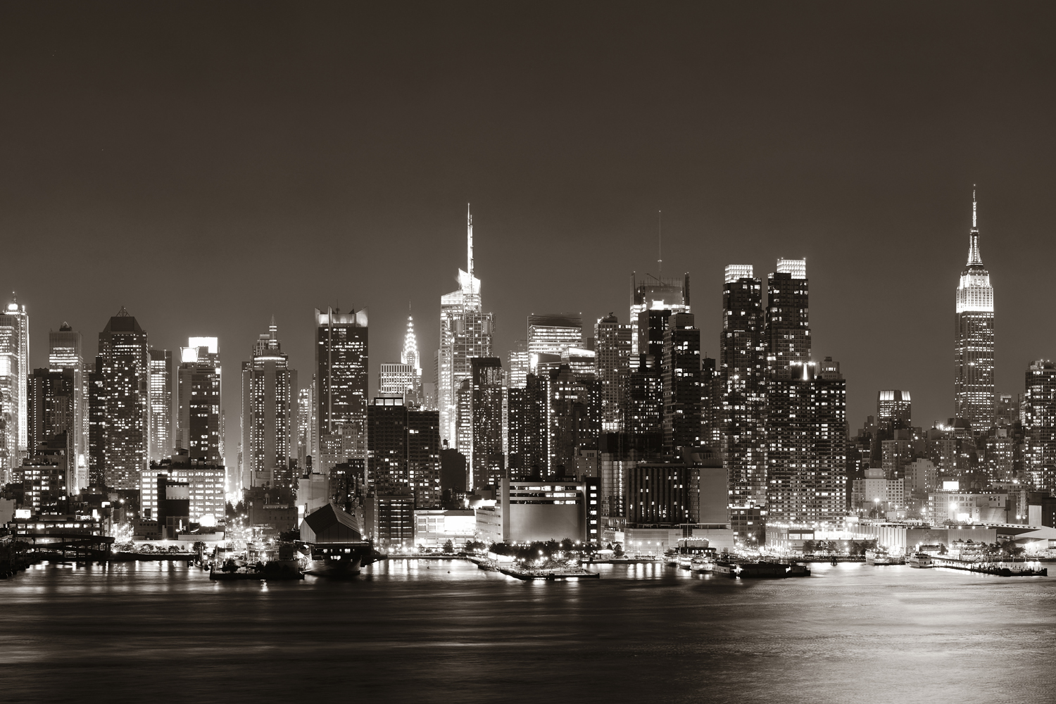 Großformat Poster Skyline New York City, 180x90cm