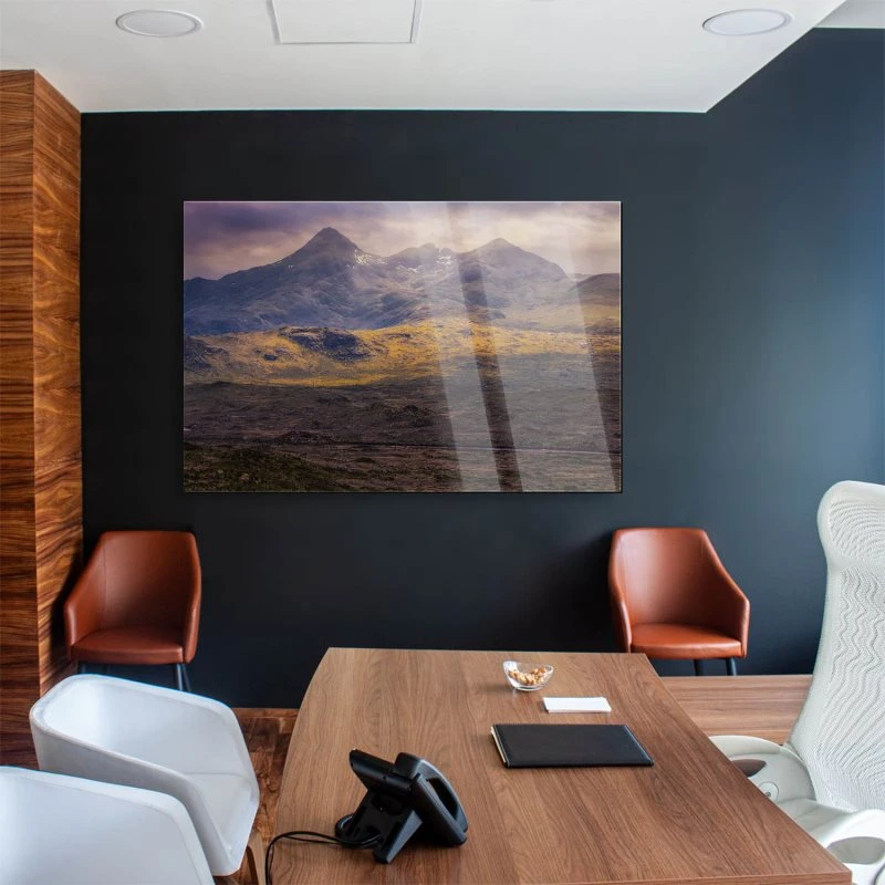 Berge & Gebirge Cuillin Hills Schottland Isle of Sky als Acrylglasverbund Bild 150x100cm